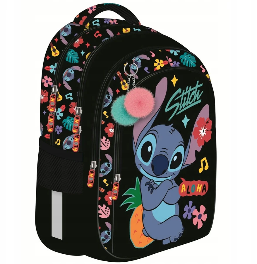 Derform St. Majewski St.right "stitch Juodas Aloha" 4-komorų kuprinė 22l