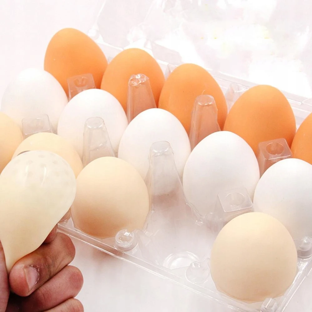 ST SQUISHY GNIOTEK EGG ANTISRESSAS KIAUŠINIS POEKTAS BALANDŽIO KOPELIO ŽAISLAS