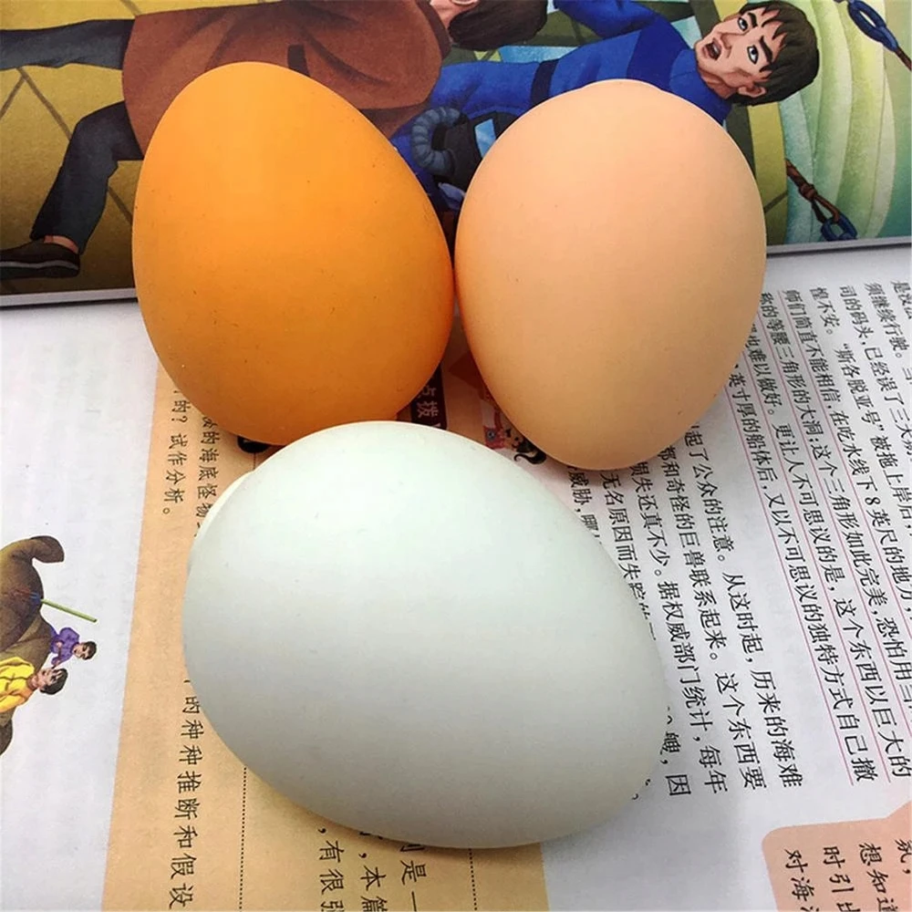 ST SQUISHY GNIOTEK EGG ANTISRESSAS KIAUŠINIS POEKTAS BALANDŽIO KOPELIO ŽAISLAS