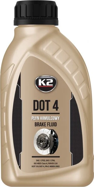 Sintetinis stabdžių skystis K2 Dot 4, 500 ml
