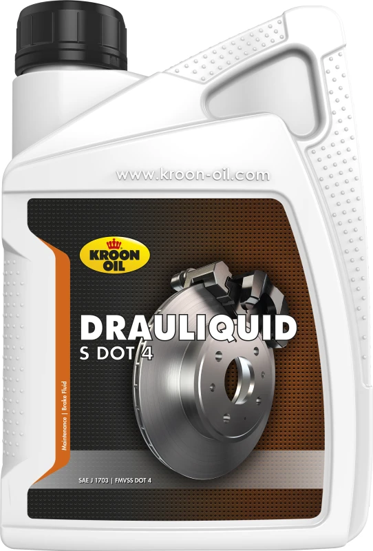 Stabdžių skystis KROON-OIL DRAULIQUID-S DOT 4, 1 L
