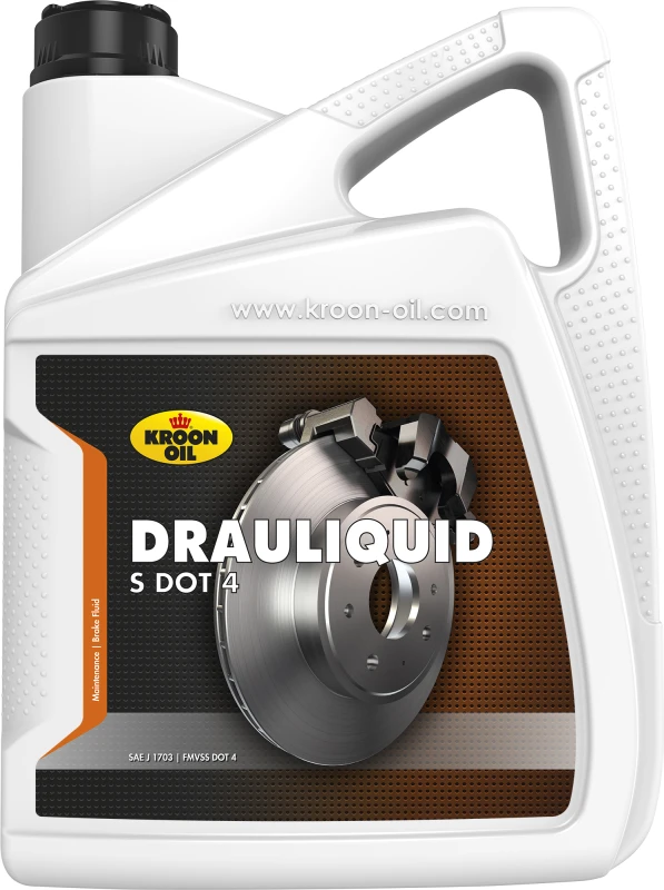 Stabdžių skystis KROON-OIL DRAULIQUID-S DOT 4, 5 L