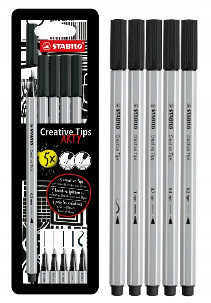 Stabilo Creative Tips Arty rinkinys, 5 vnt.