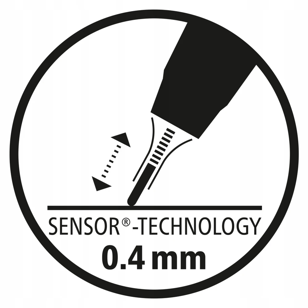 Stabilo Driver F rašiklis, 0.4mm, raudonas