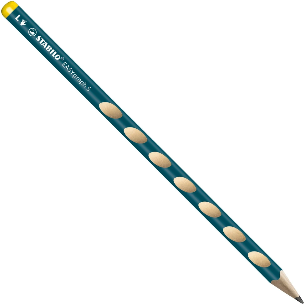 Stabilo Easygraph S Hb pieštukas, petrol, 6 vnt.
