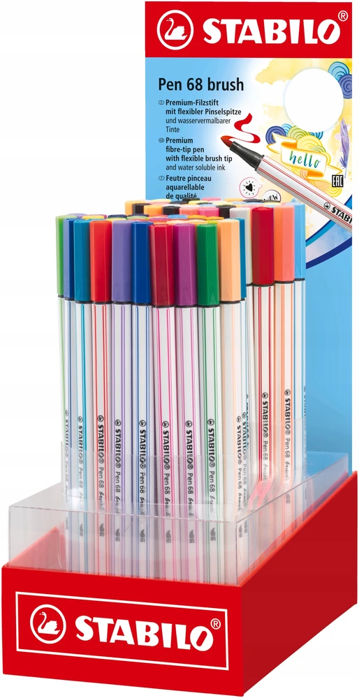 Stabilo Pen 68 568/37, teptukas, purvinai žalias