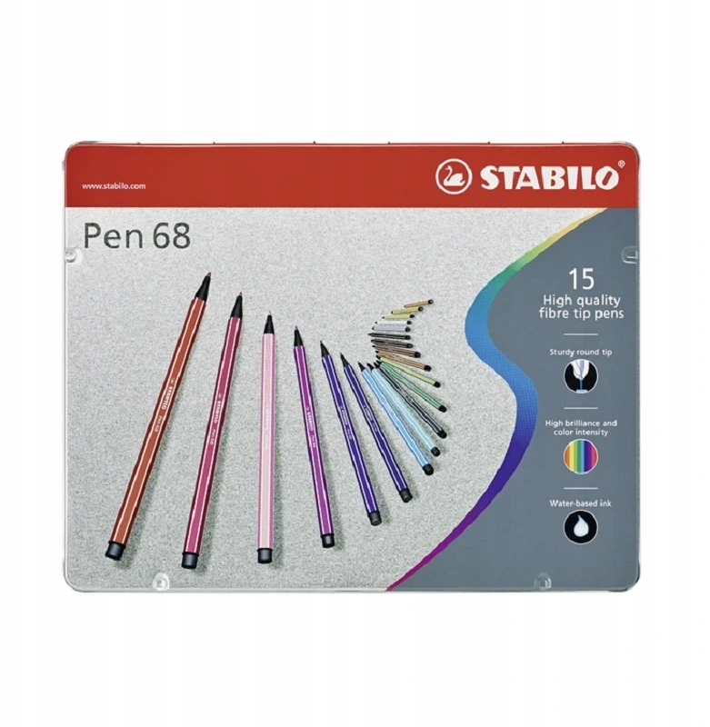 Stabilo Flomasteriai PEN 68 arty 15vnt