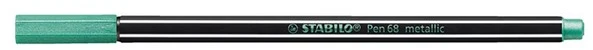 STABILO Pen 68 metalinis - metalizuota žalia - 10 vienetų dėžutė