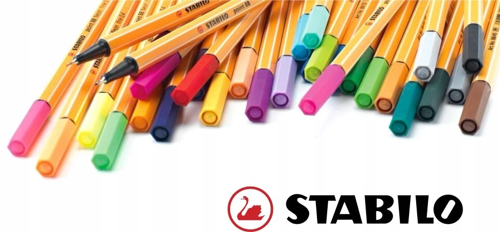 Stabilo Point 88 Cienkopisai, 10 vnt., Mėlyni