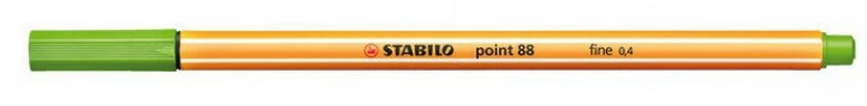 Stabilo point 88 plunksnakotis, 0,4 mm, lapų žalumos