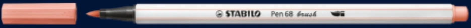 Stabilo Teptukinis flomasteris PEN 68 abrikosų sp.