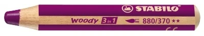 Stabilo Woody Xxl 3in1 kreidelė, violetinė, Nr. 370