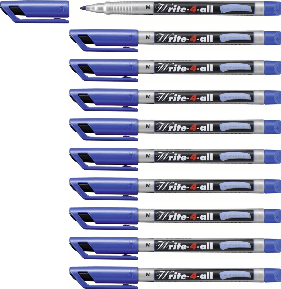Stabilo Write-4-all M permanentinis markeris, mėlynas