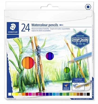 Staedtler akvareliniai pieštukai 24 spalvos