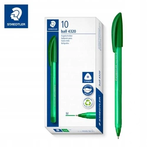Staedtler Ball 4320 M žalias rašiklis, 1.0 mm