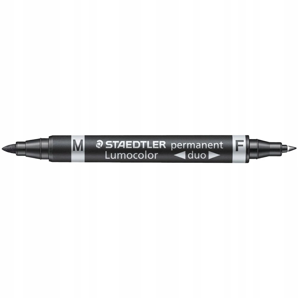 Permanentinis žymeklis STAEDTLER LUMOCOLOR DUO 348, JUODA
