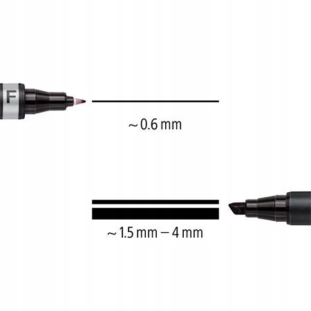 Permanentinis žymeklis STAEDTLER LUMOCOLOR DUO 348, JUODA