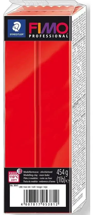 Staedtler FIMO Professional 454 g raudona