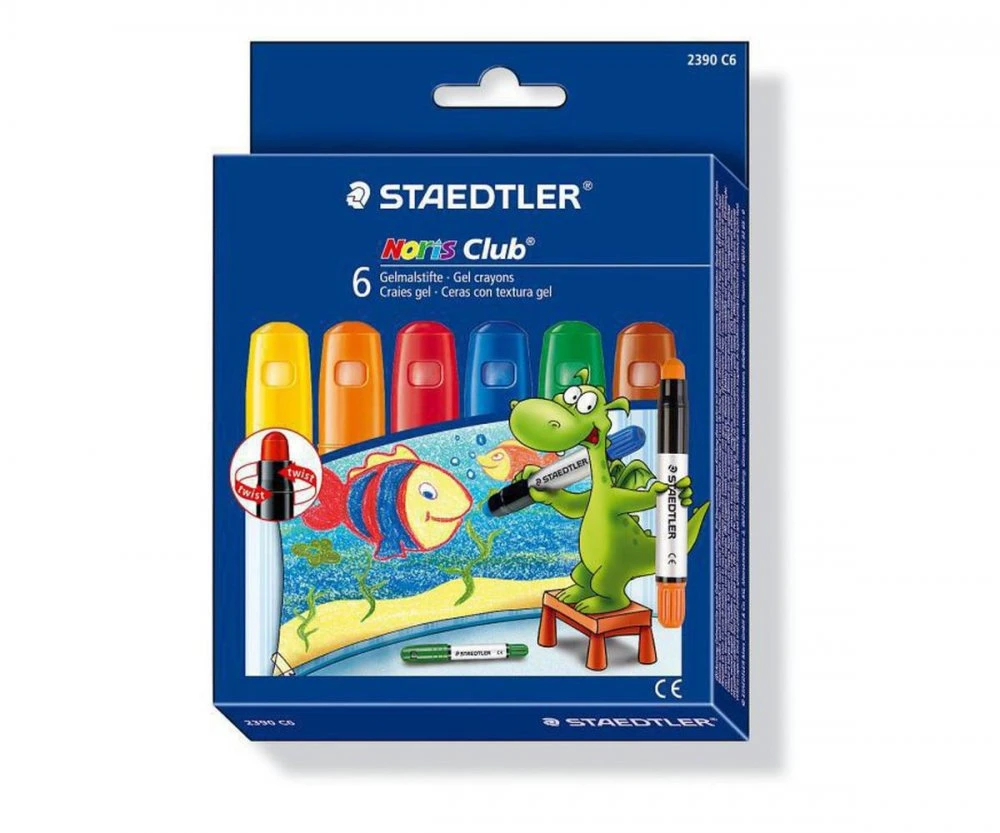 Staedtler Gelinės kreidelės Staedler, 6 spalvų