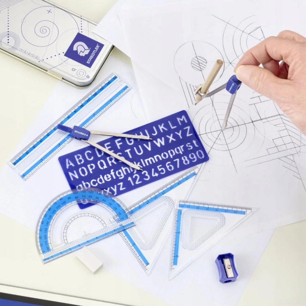 Staedtler geometrinių indų rinkinys