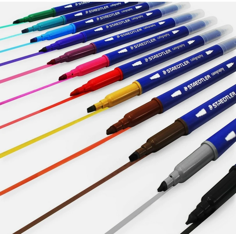 Staedtler kaligrafijos žymekliai, 2.0/3.5mm, 24 vnt.