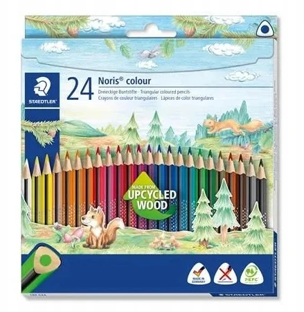 Staedtler kreidelės 24 spalvų, nelūžtančios, Wopex