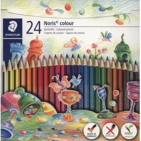 Staedtler kreidelės 24 spalvų, nelūžtančios, Wopex
