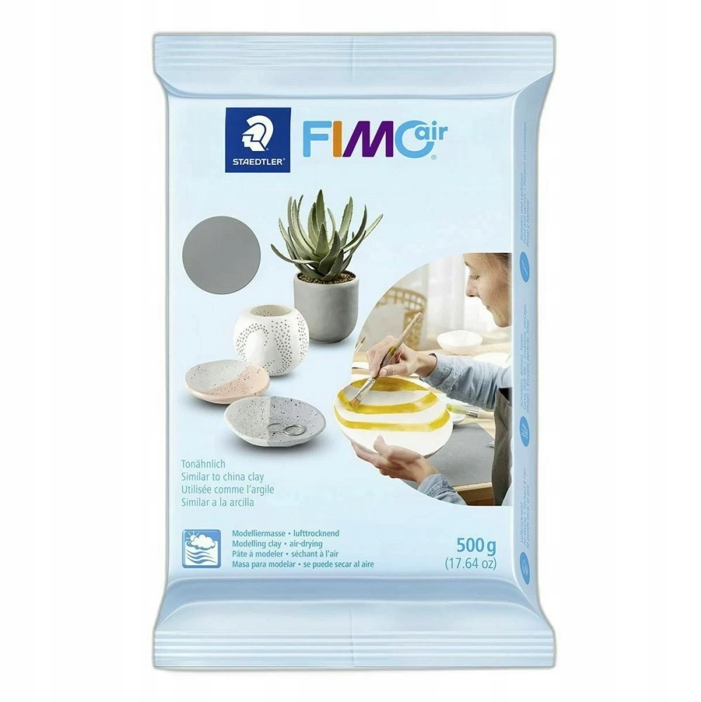 Staedtler masė modeliavimo Fimo Air 500g, pilka