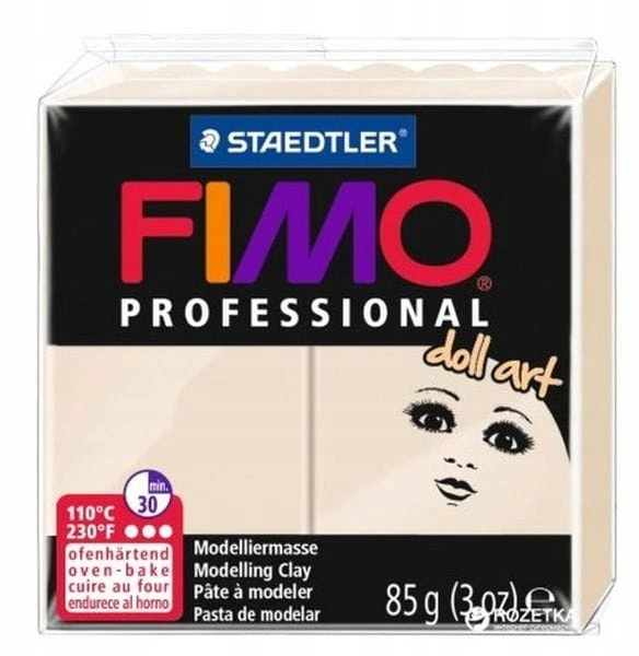 Staedtler Modelinas Fimo Professional Doll Art, rusvas, 85g