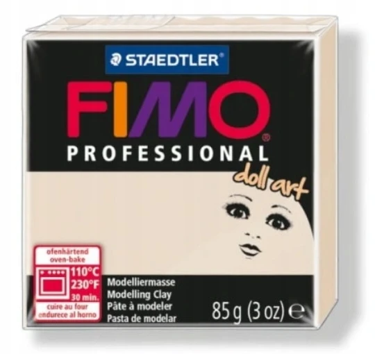 Staedtler Modelinas Fimo Professional Doll Art, rusvas, 85g