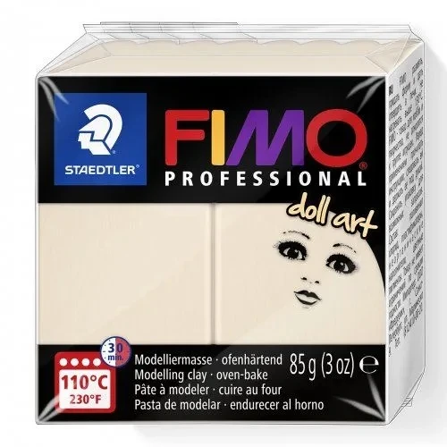 Staedtler Modelinas Fimo Professional Doll Art, rusvas, 85g
