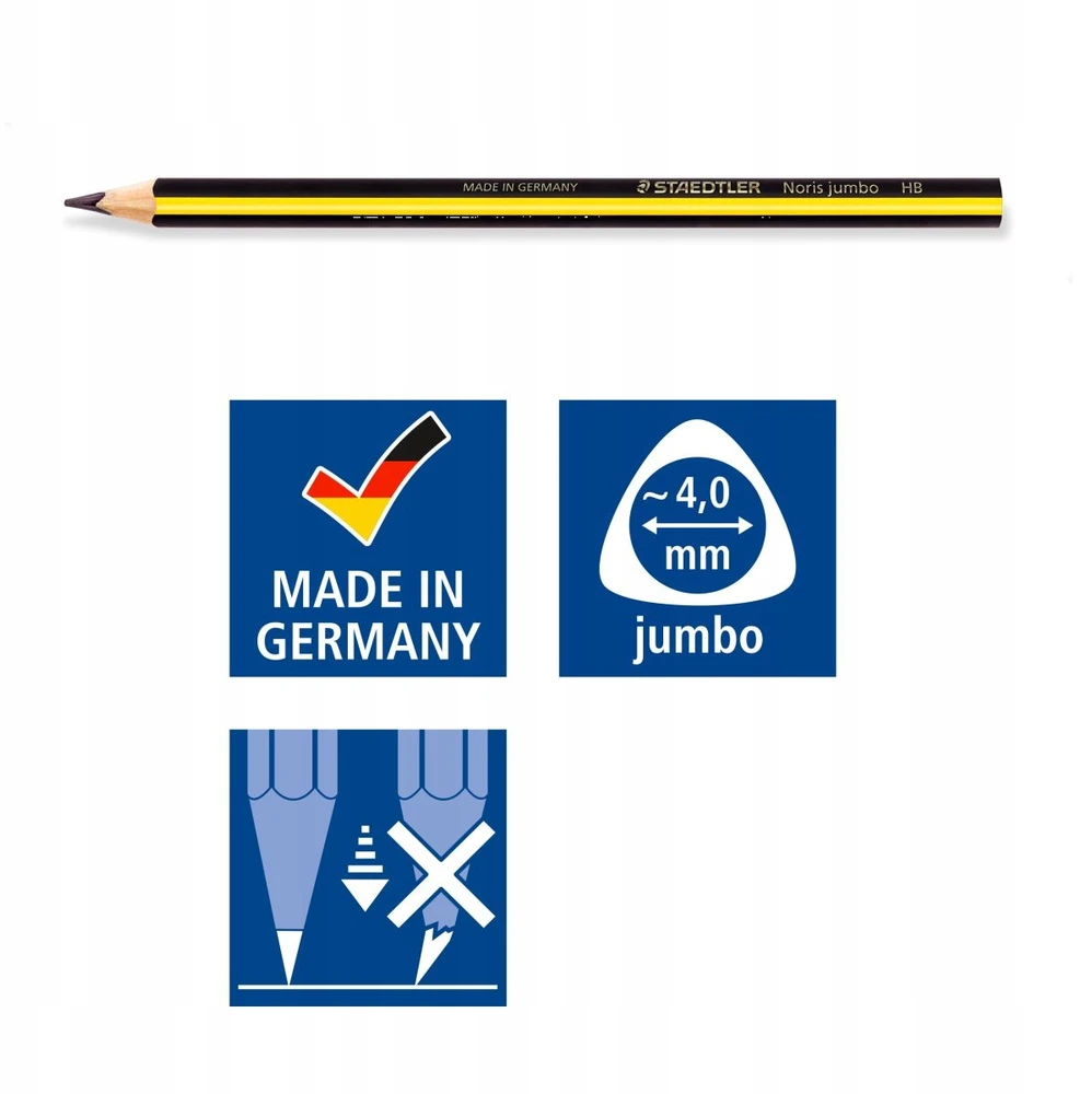 Staedtler Noris Club Jumbo Hb storas pieštukas