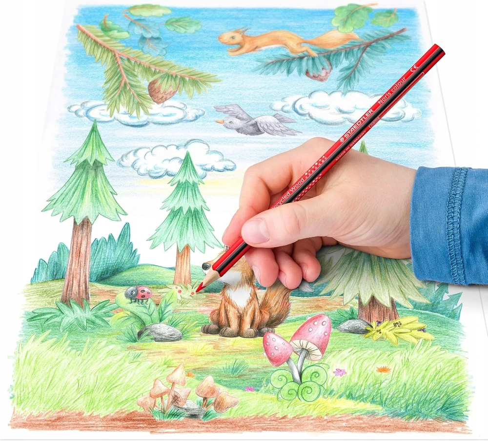 Staedtler Noris Colour spalvoti pieštukai, 16 vnt.