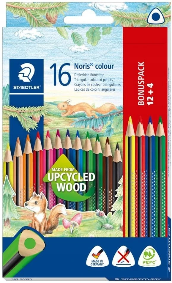 Staedtler Noris Colour spalvoti pieštukai, 16 vnt.