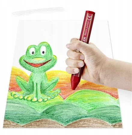 Staedtler Noris Junior kreidelės, 18 spalvų, jumbo