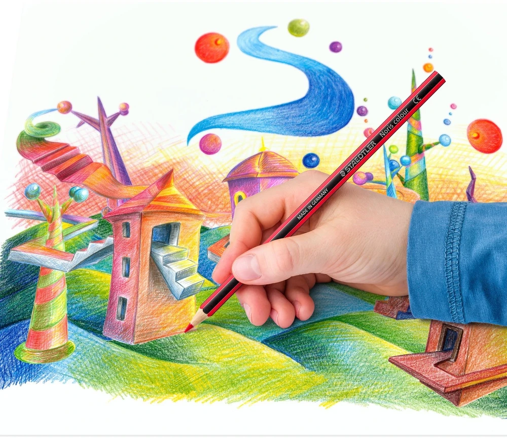 Spalvoti pieštukai STAEDTLER Noris Colour, 12 vnt.