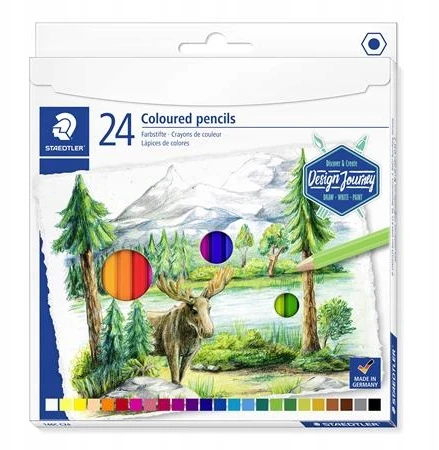 Staedtler pieštukiniai dažai, 24 spalvos
