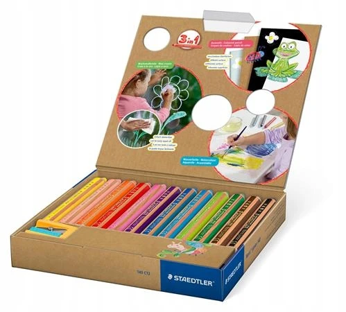Staedtler Spalvoti pieštukai 18 spalvų
