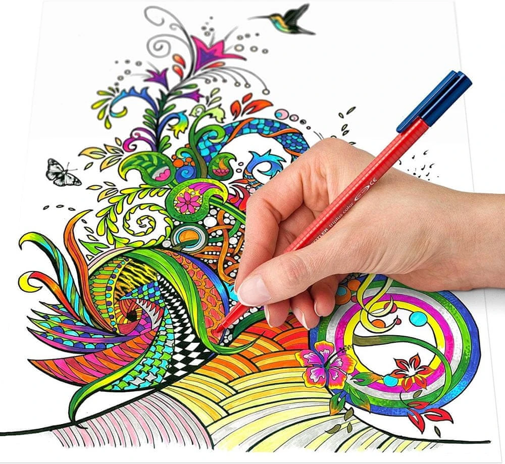 Staedtler Triplus flomasteriai, 20 spalvų