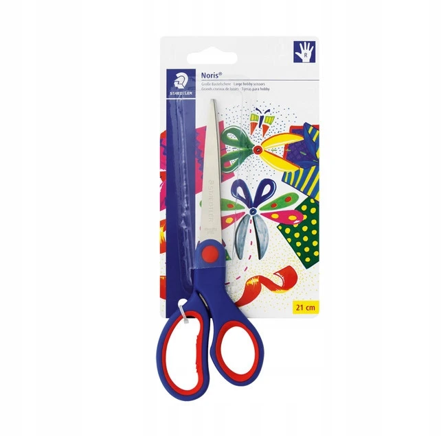 Staedtler žirklės popieriui 21 cm, nerūdijančio plieno ašmenys