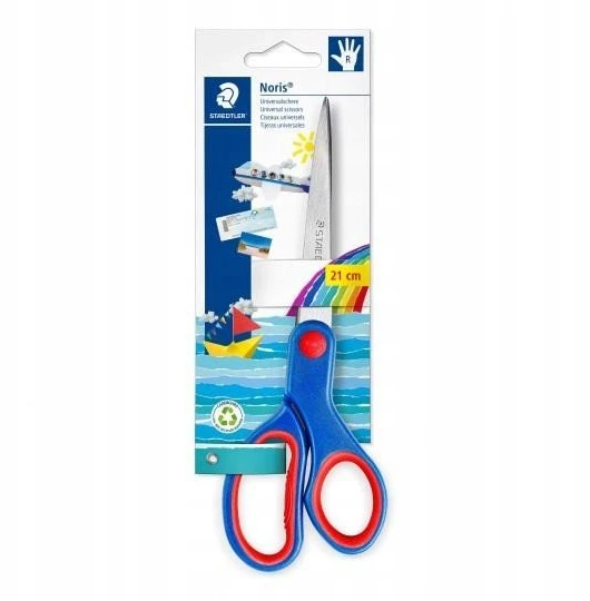 Staedtler žirklės popieriui 21 cm, nerūdijančio plieno ašmenys