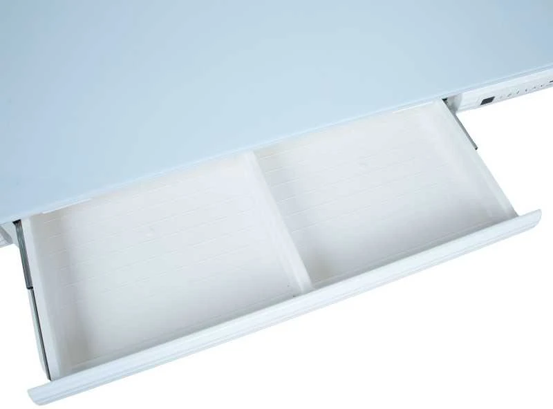 Home4You Stalas ERGO FIT Elektrinis, Reguliuojamo aukščio, Baltas, 122x62 cm