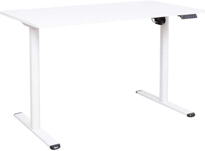 Home4You Stalas ERGO LIGHT Reguliuojamo aukščio, 1 variklis, 120x60 cm, Baltas