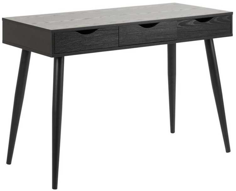 Home4You Stalas NEPTUN 110x50xh77cm, juodos spalvos