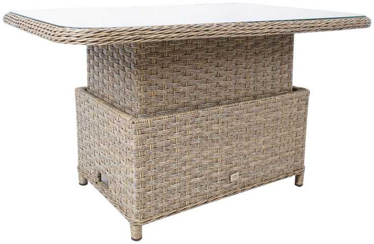 Home4You stalviršis PACIFIC 120x80xH46/65cm