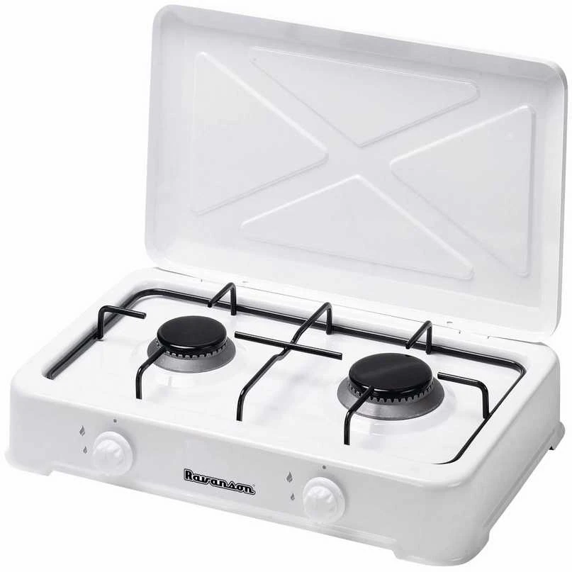 Ravanson K-02T kaitlentė Baltas Countertop Gas 2 zona(s)