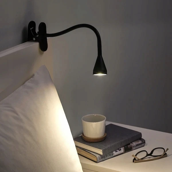 Stalinė lempa IKEA NÄVLINGE juoda galingumas do 1,9 W