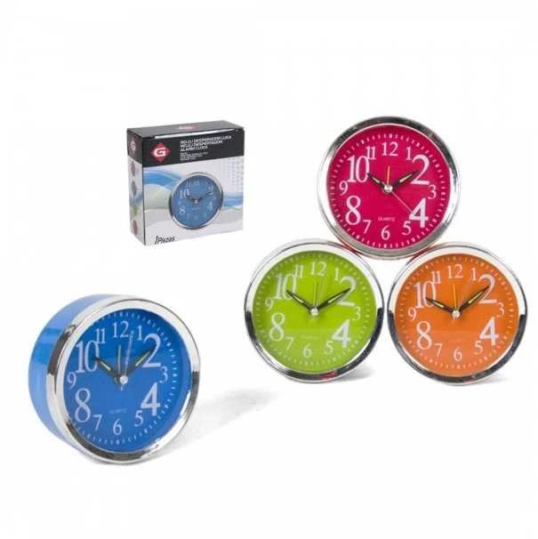 Decorlife Stalinis laikrodis - žadintuvas LUKA 10cm