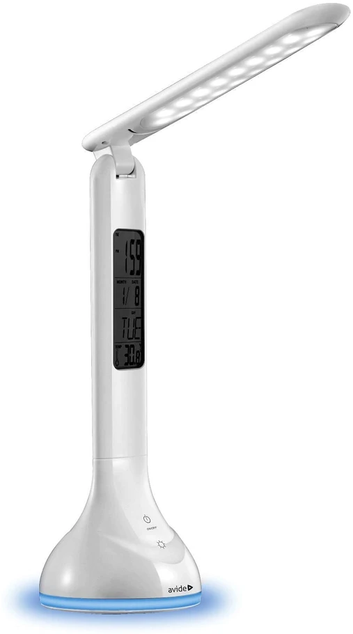 Avide LED stalinis šviestuvas Business 6W LCD odos imitacija baltas