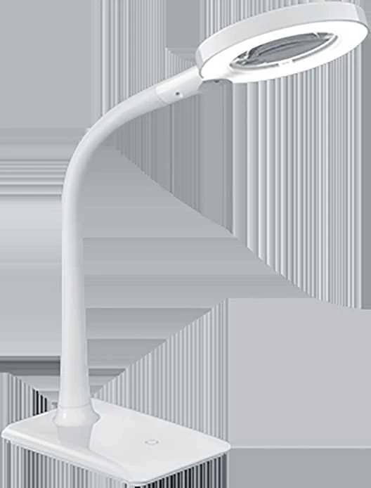 Stalinis LED šviestuvas TRIO LUPO, 5W 3500K 550lm su padidinimo stiklu baltas 35x13,5x30cm